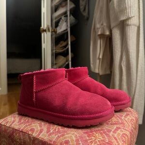 UGG Vibrant Pink Winter Boots